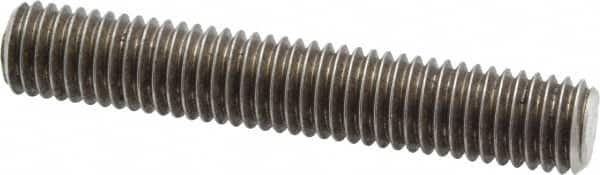 Dan-Loc Bolt & Gasket - 1/2-13 3" OAL Fully Threaded Stud - Stainless Steel, Plain Finish - Americas Industrial Supply