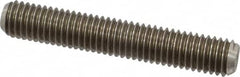 Dan-Loc Bolt & Gasket - 1/2-13 3-1/2" OAL Fully Threaded Stud - Stainless Steel, Plain Finish - Americas Industrial Supply