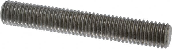 Dan-Loc Bolt & Gasket - 5/8-11 4" OAL Fully Threaded Stud - Stainless Steel, Plain Finish - Americas Industrial Supply