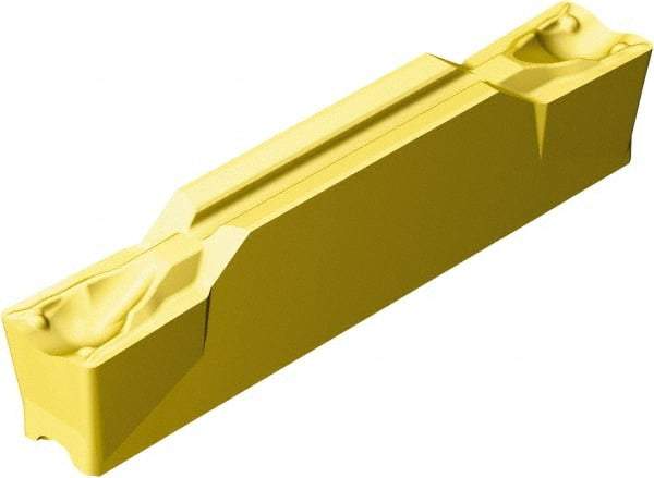 Sandvik Coromant - 500N123J2 TF Grade 1005, 5mm Cutting Width Carbide Grooving Insert - 2.7mm Max Depth of Cut, Neutral, 0.4mm Corner Radius, TiAlN/TiN Finish - Americas Industrial Supply