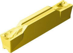 Sandvik Coromant - 500N123J2 TF Grade 1005, 5mm Cutting Width Carbide Grooving Insert - 2.7mm Max Depth of Cut, Neutral, 0.4mm Corner Radius, TiAlN/TiN Finish - Americas Industrial Supply
