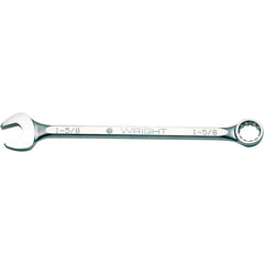 Wright Tool & Forge - Combination Wrenches; Type: Combination Wrench ; Tool Type: SAE ; Size (Inch): 2-1/2 ; Number of Points: 12 ; Finish/Coating: Satin Finish ; Material: Alloy Steel - Exact Industrial Supply