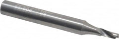 Onsrud - 1/8" Cutting Diam x 1/4" Length of Cut, 1 Flute, Upcut Spiral Router Bit - Uncoated, Right Hand Cut, Solid Carbide, 2" OAL x 1/4" Shank Diam, Single Edge, 22° Helix Angle - Americas Industrial Supply