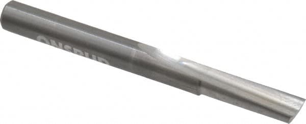 Onsrud - 1/4" Diam, 1/4" Shank Diam, 3/4" Length of Cut, 1 Flute Single Edge Straight Router Bit - 2-1/2" Overall Length, Right Hand Cut, Solid Carbide - Americas Industrial Supply