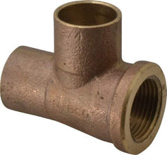 NIBCO - 3/4" Cast Copper Pipe Tee - C x F x C, Pressure Fitting - Americas Industrial Supply