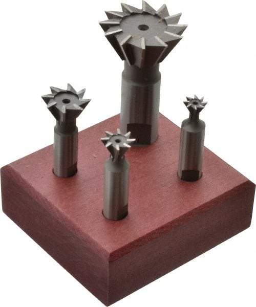 Value Collection - Dovetail Cutter Sets Included Angle: 60 Minimum Cutting Diameter (Inch): 3/8 - Americas Industrial Supply