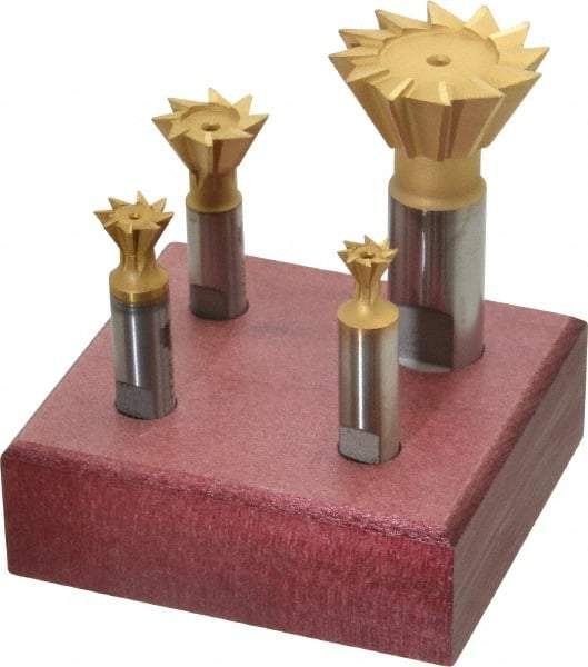 Value Collection - Dovetail Cutter Sets Included Angle: 60 Minimum Cutting Diameter (Inch): 3/8 - Americas Industrial Supply