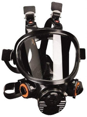 3M - Series 7800S, Size S Full Face Respirator - 6-Point Suspension, Bayonet & DIN Connection - Americas Industrial Supply