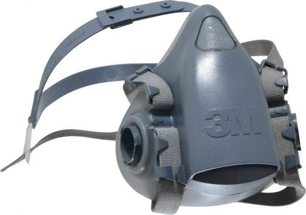 3M - Series 7500, Size S Half Mask Respirator - 4-Point Suspension, Bayonet Connection - Americas Industrial Supply