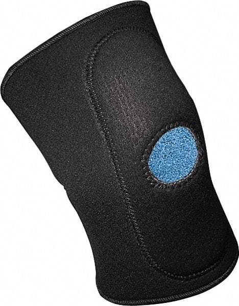 PRO-SAFE - Size XL Neoprene Knee Support - 17 to 18 Inch Fit, Slip On Style, Open Knee, Black - Americas Industrial Supply