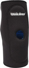 PRO-SAFE - Size M Neoprene Knee Support - 14 to 15 Inch Fit, Slip On Style, Open Knee, Black - Americas Industrial Supply