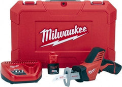 Milwaukee Tool - 12V, 0 to 3,000 SPM, Cordless Reciprocating Saw - 1/2" Stroke Length, 11" Saw Length, Lithium-Ion Batteries Included - Americas Industrial Supply