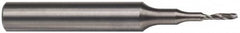 Accupro - 10mm Cutting Diam x 55mm Length of Cut, 1 Flute, Upcut Spiral Router Bit - Uncoated, Right Hand Cut, Solid Carbide, 100mm OAL x 10mm Shank Diam, Single Edge, 21° Helix Angle - Americas Industrial Supply