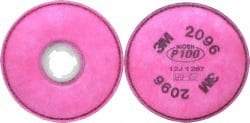 3M - Magenta P100 Filter - Series 2000, Protects Against Particulates - Americas Industrial Supply