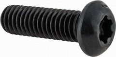 Camcar - 3/8-16 UNC Torx Plus Drive, Button Screw - Alloy Steel, Black Oxide Finish, Fully Threaded, 1-1/4" Length Under Head - Americas Industrial Supply