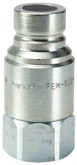 Parker - 1- 11-1/2 NPSF Steel Hydraulic Hose Female Pipe Thread Nipple - 2,900 psi - Americas Industrial Supply