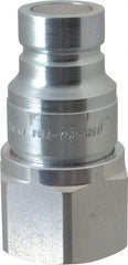 Parker - 3/4 - 14 NPSF Steel Hydraulic Hose Female Pipe Thread Nipple - 3,625 psi - Americas Industrial Supply