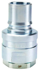 Parker - 2-1/2 NPTF Steel Hydraulic Hose Female Pipe Thread Nipple - 1,000 psi - Americas Industrial Supply