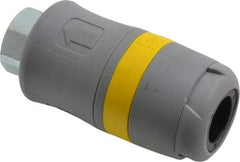 Parker - 3/8 Female NPTF Industrial Pneumatic Hose Coupler - Polyamide, 3/8" Body Diam - Americas Industrial Supply