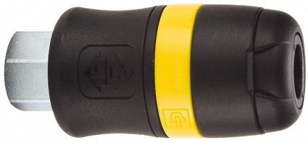 Parker - 3/4 Female NPTF Industrial Pneumatic Hose Coupler - Polyamide, 1/2" Body Diam - Americas Industrial Supply