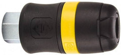 Parker - 1/2 Female NPTF Industrial Pneumatic Hose Coupler - Polyamide, 3/8" Body Diam - Americas Industrial Supply