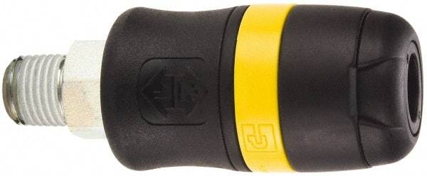Parker - 1/2 Male NPTF Industrial Pneumatic Hose Coupler - Polyamide, 1/2" Body Diam - Americas Industrial Supply