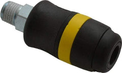 Parker - 1/4 Male NPTF Industrial Pneumatic Hose Coupler - Polyamide, 1/4" Body Diam - Americas Industrial Supply