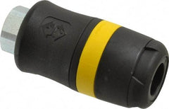 Parker - 3/8 Female NPTF Industrial Pneumatic Hose Coupler - Polyamide, 3/8" Body Diam - Americas Industrial Supply