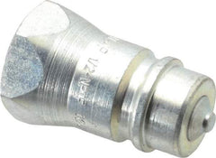 Parker - 1/2 NPTF Steel Hydraulic Hose Female Pipe Thread Nipple & Poppet - 3,000 psi - Americas Industrial Supply