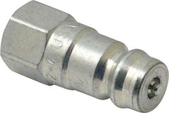 Parker - 1/8 NPTF Steel Hydraulic Hose Female Pipe Thread Nipple - 5,000 psi - Americas Industrial Supply