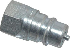 Parker - 1/4 NPTF Steel Hydraulic Hose Female Pipe Thread Nipple - 5,000 psi - Americas Industrial Supply