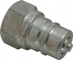 Parker - 1 NPTF Steel Hydraulic Hose Female Pipe Thread Nipple - 2,000 psi - Americas Industrial Supply
