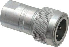 Parker - 1/2 NPTF Steel Hydraulic Hose Female Pipe Thread Coupler & Poppet - 3,000 psi - Americas Industrial Supply