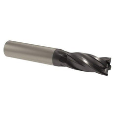 M.A. Ford - 25mm, 4 Flute, Single End, Solid Carbide, 1mm Corner Radius End Mill - 104mm OAL, 35/38° Helix, Right Hand Flute, 38mm LOC, Right Hand Cut - Americas Industrial Supply