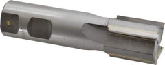 Made in USA - 1-1/8", 1-1/4" LOC, 1" Shank Diam, 4-1/4" OAL, 4 Flute, Carbide-Tipped Square End Mill - Single End, Uncoated, Straight Flute, Right Hand Cut - Americas Industrial Supply