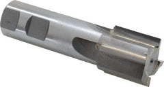 Made in USA - 1-1/4", 1-1/4" LOC, 1" Shank Diam, 4-1/4" OAL, 4 Flute, Carbide-Tipped Square End Mill - Single End, Uncoated, Straight Flute, Right Hand Cut - Americas Industrial Supply