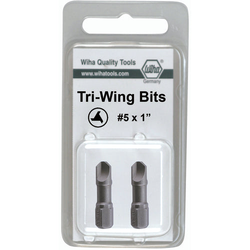 Tri-Wing Insert Bit #0 × 25mm (2 Bit Pack) - Americas Industrial Supply