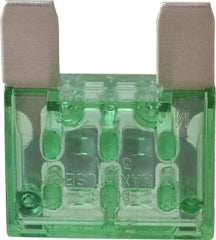 Cooper Bussmann - 30 Amp, 32 VDC, Bussmann MAX-30, Fast Acting Automotive Fuse - 1.35" Long, Green, Littlefuse MAX30, Ferraz Shawmut AF3-30 - Americas Industrial Supply