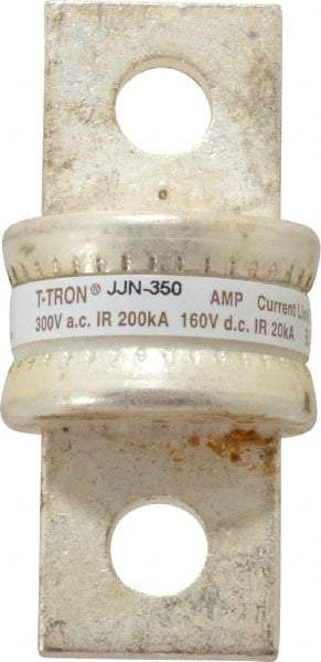 Cooper Bussmann - 160 VDC, 300 VAC, 350 Amp, Fast-Acting General Purpose Fuse - Bolt-on Mount, 2-3/4" OAL, 20 at DC, 200 at AC (RMS) kA Rating, 1" Diam - Americas Industrial Supply