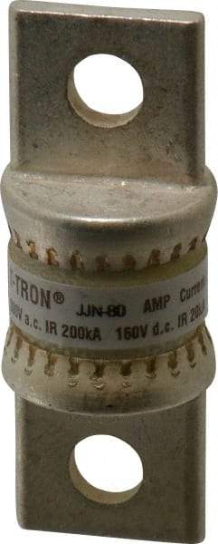 Cooper Bussmann - 160 VDC, 300 VAC, 80 Amp, Fast-Acting General Purpose Fuse - Bolt-on Mount, 2-5/32" OAL, 20 at DC, 200 at AC (RMS) kA Rating, 3/4" Diam - Americas Industrial Supply