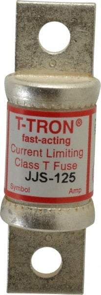 Cooper Bussmann - 600 VAC, 125 Amp, Fast-Acting General Purpose Fuse - Bolt-on Mount, 3-1/4" OAL, 200 at AC (RMS) kA Rating, 7/8" Diam - Americas Industrial Supply