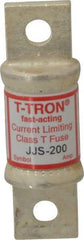 Cooper Bussmann - 600 VAC, 200 Amp, Fast-Acting General Purpose Fuse - Bolt-on Mount, 3-1/4" OAL, 200 at AC (RMS) kA Rating, 7/8" Diam - Americas Industrial Supply