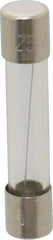 Cooper Bussmann - 250 VAC, 32 VDC, 3.2 Amp, Fast-Acting Miniature Glass Fuse - 1-1/4" OAL, 10 at 125 V kA Rating, 1/4" Diam - Americas Industrial Supply