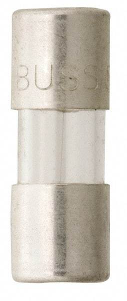 Cooper Bussmann - 250 VAC, 32 VDC, 2 Amp, Fast-Acting Miniature Glass Fuse - 15mm OAL, 10 at 125 V kA Rating, 5mm Diam - Americas Industrial Supply