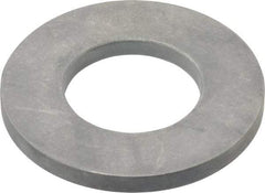 Gibraltar - 1" Screw, Grade 18-8 Stainless Steel Standard Flat Washer - 1-1/32" ID x 2" OD, 3/16" Thick, Plain Finish - Americas Industrial Supply