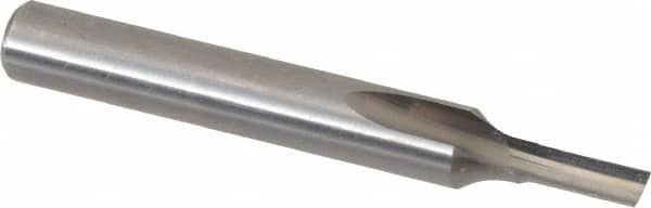 Onsrud - 1/8" Diam, 1/4" Shank Diam, 5/16" Length of Cut, 1 Flute Single Edge Straight Router Bit - 2" Overall Length, Right Hand Cut, Solid Carbide - Americas Industrial Supply