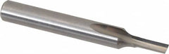Onsrud - 1/8" Diam, 1/4" Shank Diam, 5/16" Length of Cut, 1 Flute Single Edge Straight Router Bit - 2" Overall Length, Right Hand Cut, Solid Carbide - Americas Industrial Supply