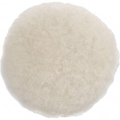 Dynabrade - 5" Diam Sheepskin Wool Bonnet Pad - Hook & Loop Attachment - Americas Industrial Supply