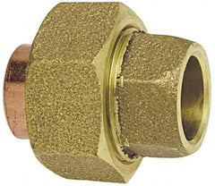 NIBCO - 5/8" Cast Copper Pipe Union - C x C, Pressure Fitting - Americas Industrial Supply