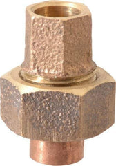 NIBCO - 1/4" Cast Copper Pipe Union - C x C, Pressure Fitting - Americas Industrial Supply